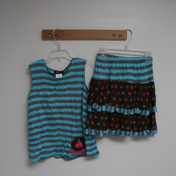 ZAZA couture Kid's 7 Shirt and Skirt Set - Picture 14 of 14